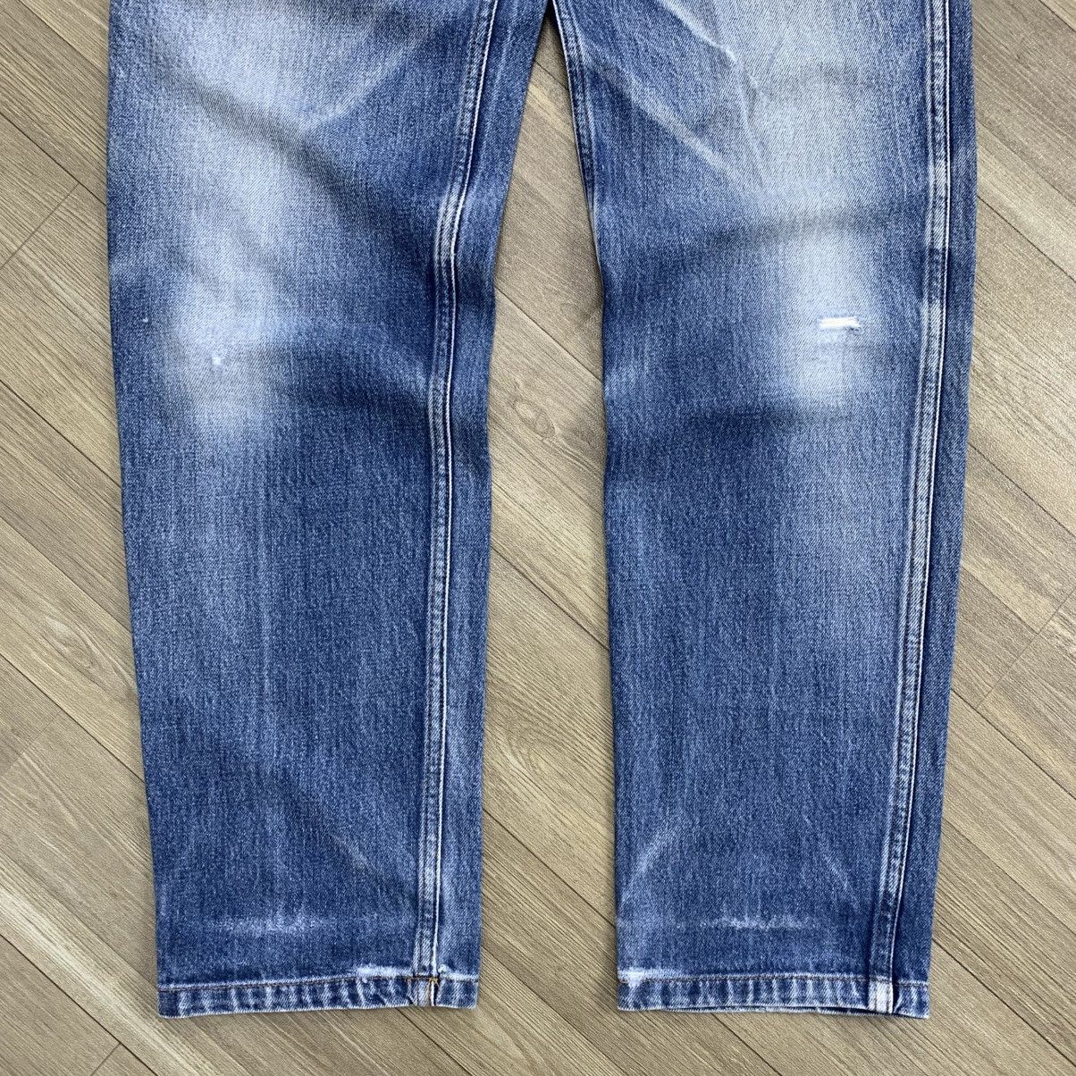 Comme des Garcons × Comme des Garcons Homme × Junya Watanabe 80’s Comme des Garcons Homme Stone Wash Blue Jeans Size US 26 / EU 42 - 2 Thumbnail