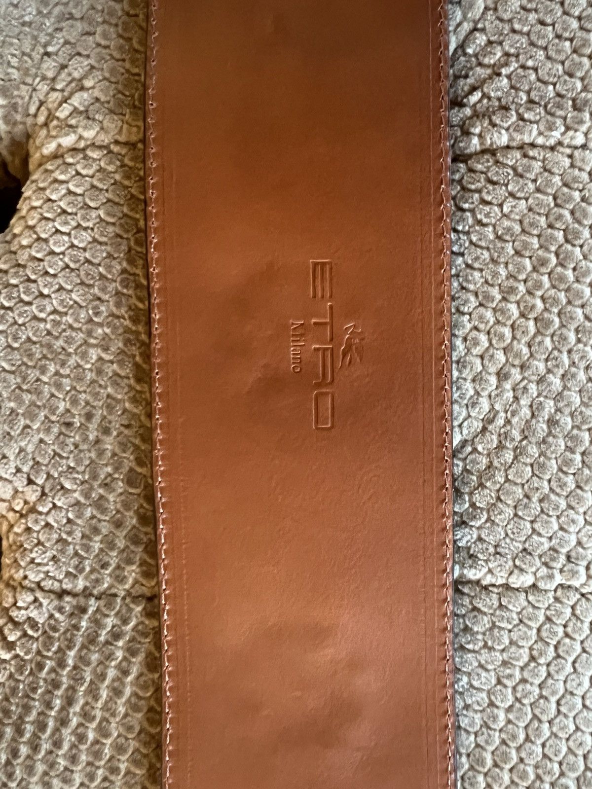 Etro Etro leather belt (catwalk sample) Size ONE SIZE - 6 Thumbnail