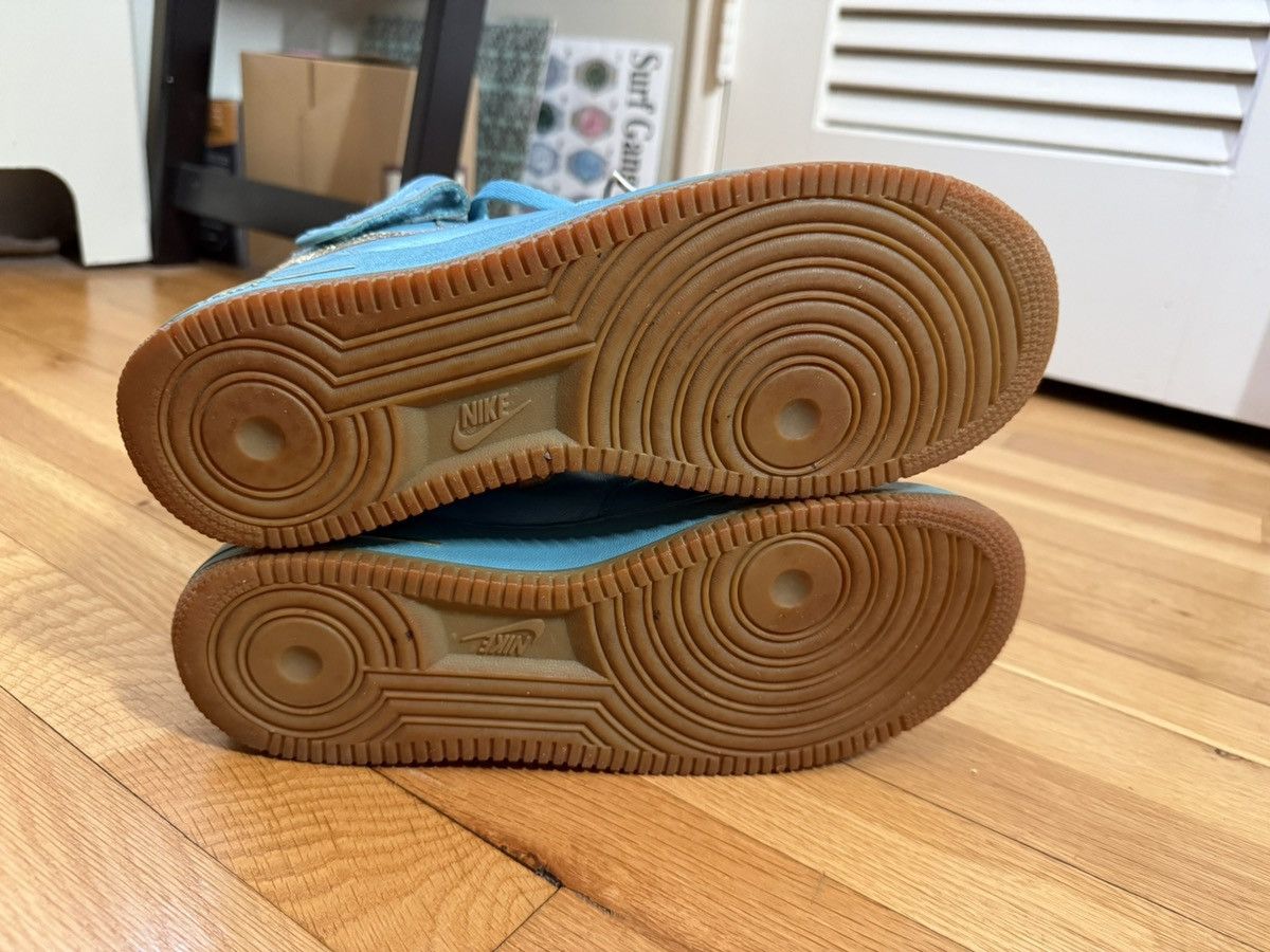 Nike Nike Air Force 1 Mid Top Teal/Gold Size US 10 / EU 43 - 2 Thumbnail