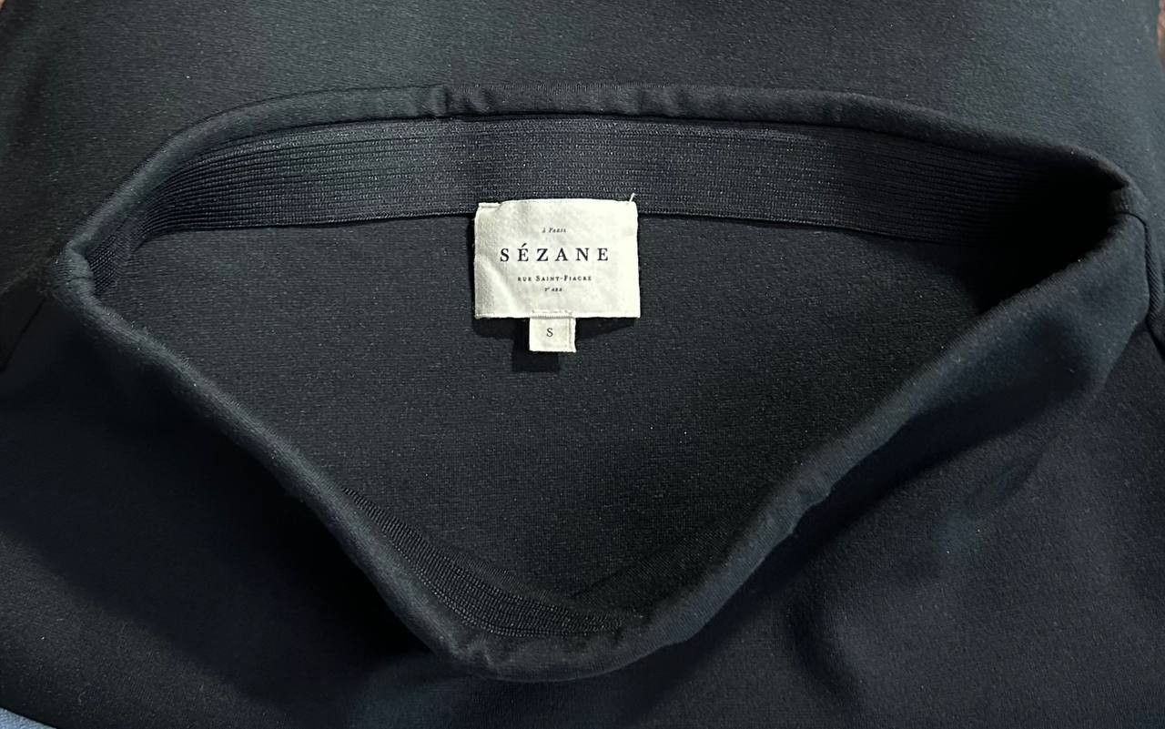 Sezane Sezane Calvo Mini Skirt Elastic Waist black Size 26" / US 2 / IT 38 - 9 Thumbnail