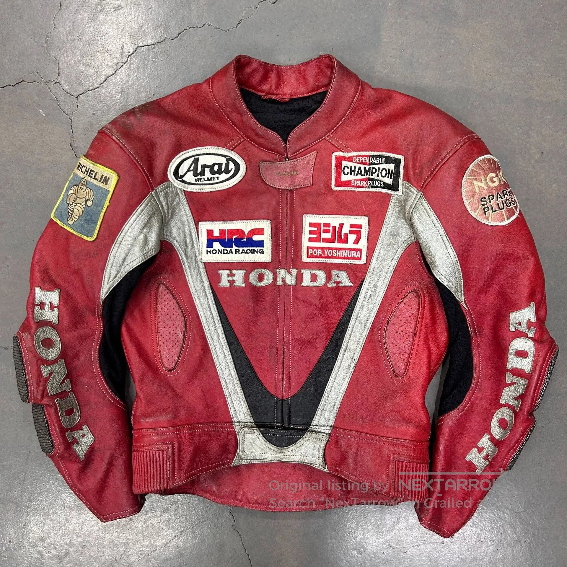 Vintage Vintage Honda Leather Jacket. Size US M / EU 48-50 / 2 - 4 Thumbnail