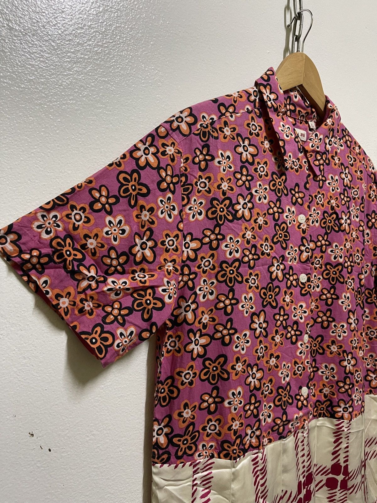 Marni × Uniqlo Uniqlo Marni Open Collar Short Sleeve Pleated Dress Size M / US 6-8 / IT 42-44 - 2 Thumbnail