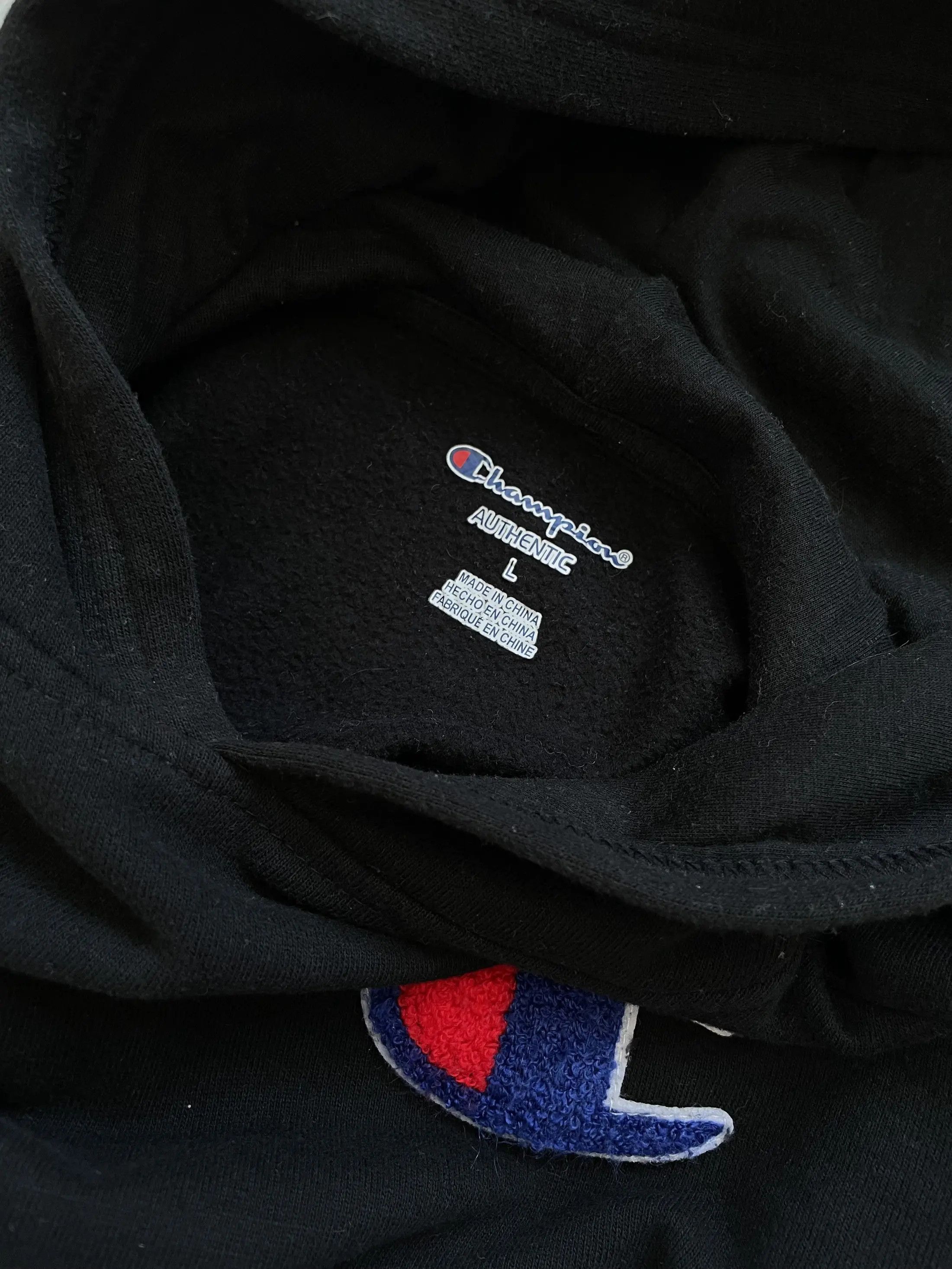 Champion Champion Women's Top Hoodie Embroidered Logo Size L / US 10 / IT 46 - 5 Thumbnail