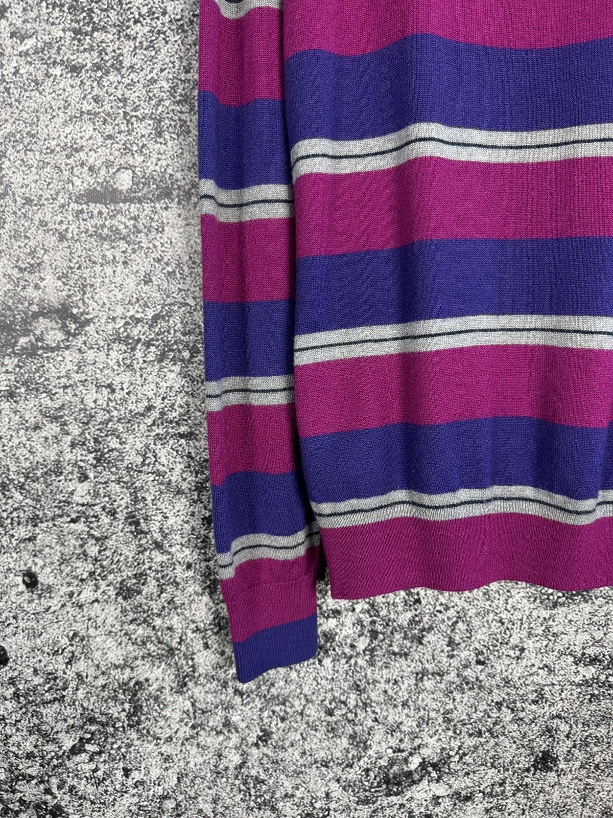 La Martina La Martina Polo Shirt Long Sleeve Striper Rugby Style Size M Size US M / EU 48-50 / 2 - 14 Thumbnail