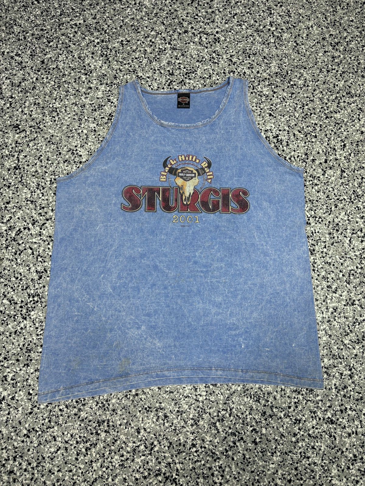 Harley Davidson Vintage 2001 Harley Davidson STURGIS Tank Top Size M 0783 Size US XL / EU 56 / 4 - 1 Thumbnail