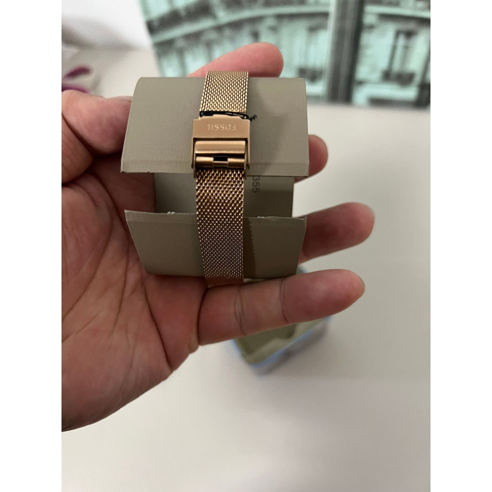 Fossil Fossil BQ3594 Laney Watch Wristwatch Rosegold Size ONE SIZE - 5 Thumbnail