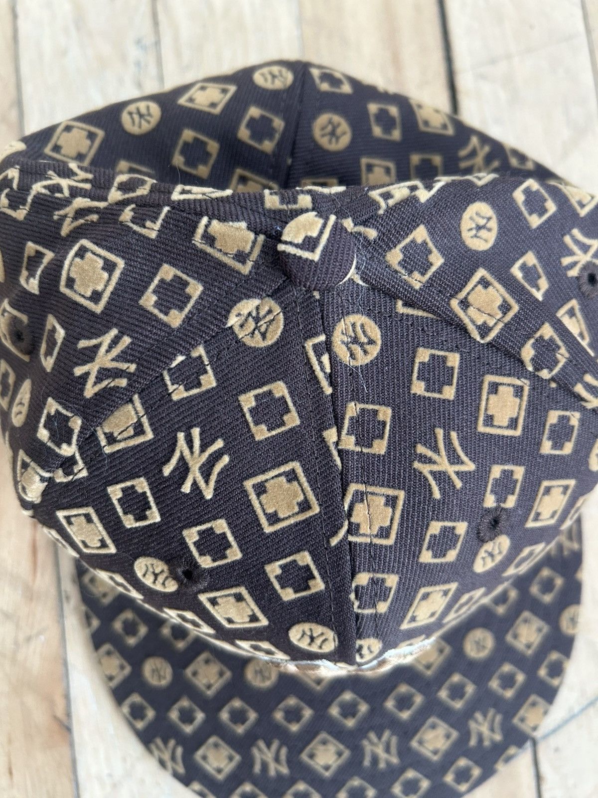 New Era Vintage New Era Yankees Fitted Cap Size ONE SIZE - 2 Thumbnail