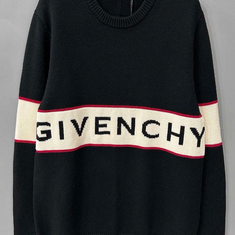 Givenchy Givenchy Classic Striped Logo Sweater Size US M / EU 48-50 / 2 - 3 Thumbnail
