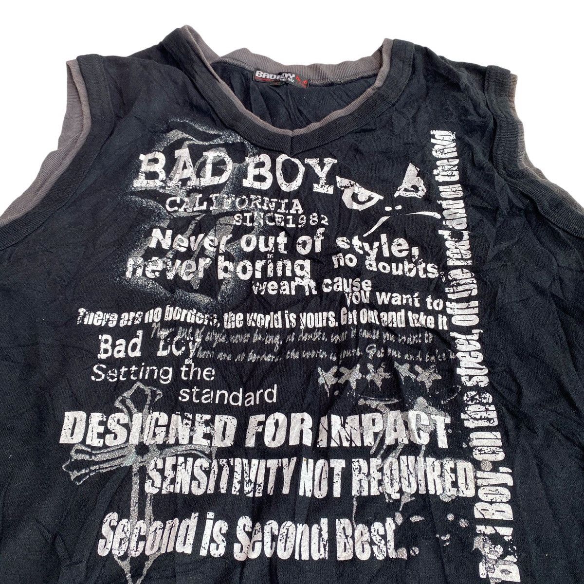 If Six Was Nine × Japanese Brand × Le Grande Bleu (L.G.B.) Badboy -Japanese Cross Y2k Tanktop ifsixwas9 Size US L / EU 52-54 / 3 - 2 Thumbnail