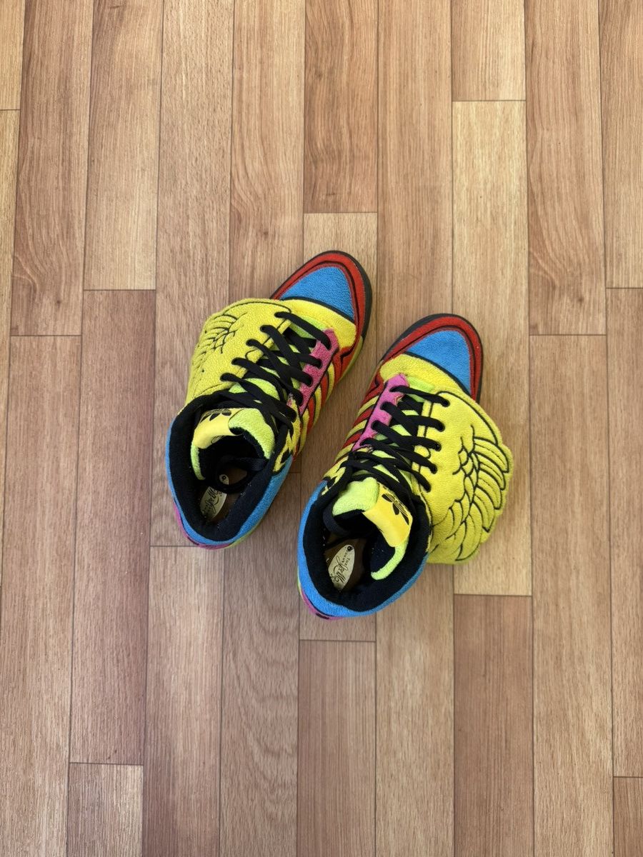 Adidas × Jeremy Scott Adidas jeremy scott wing multicolor Size US 7.5 / EU 40-41 - 6 Thumbnail