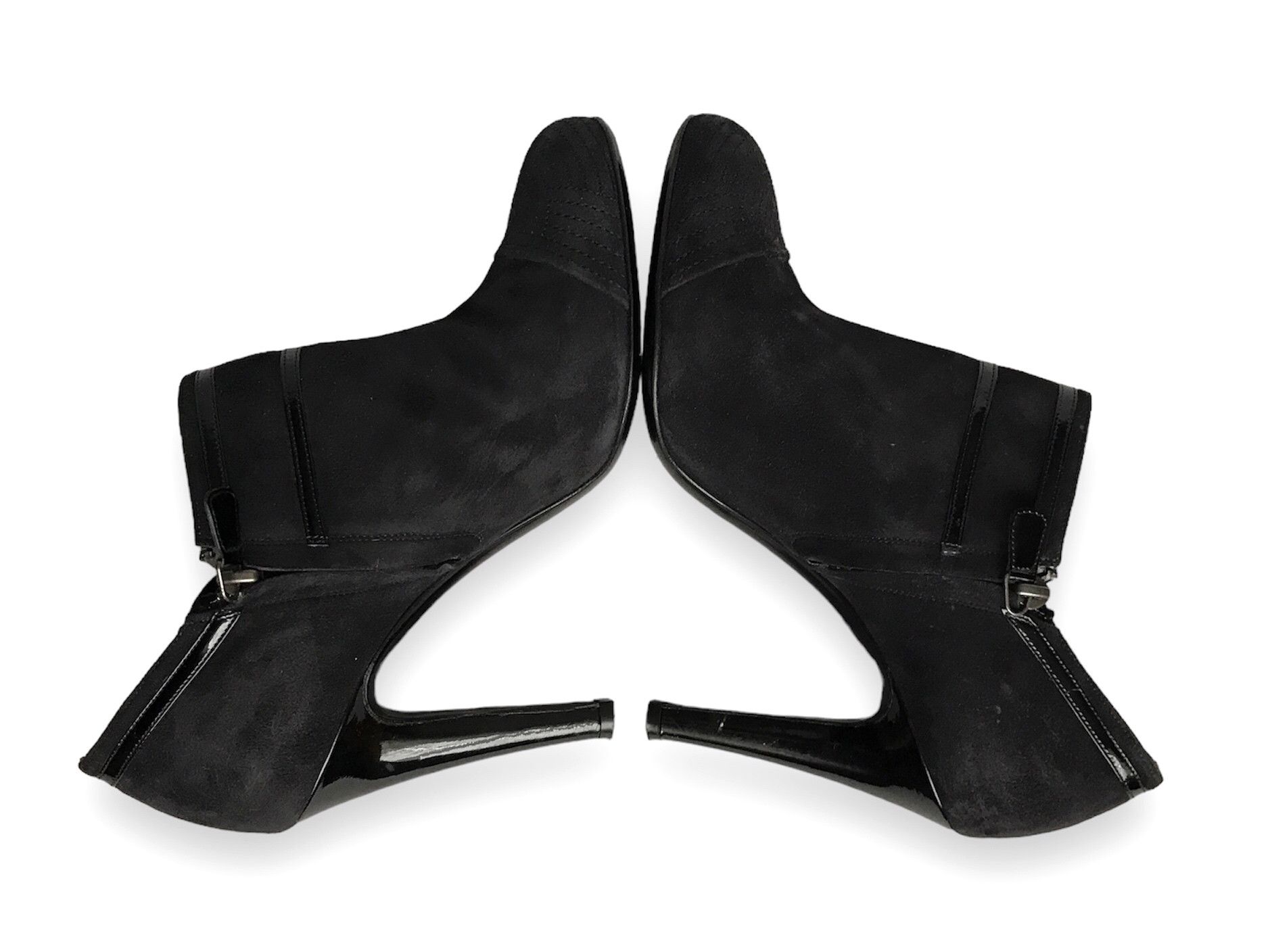Salvatore Ferragamo × Vintage SALVATORE FERRAGAMO SUEDE LEATHER ANKLE BOOTS EU39.5 UK6.5 Size US 9 / IT 39 - 5 Thumbnail