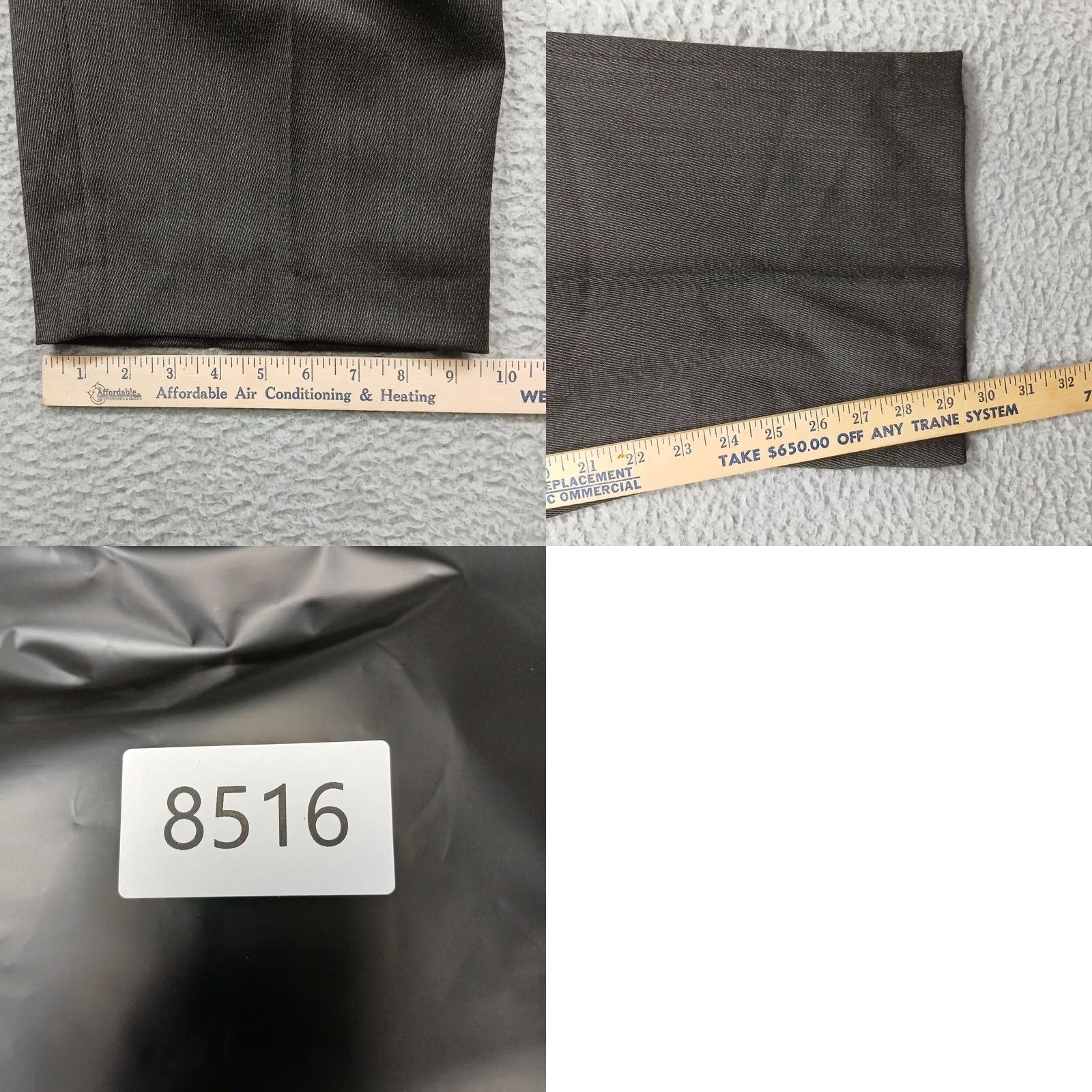Vintage VINTAGE Cesarani Pleated Dress Pants Mens 36R Gray Pinstripe Wool Blend EUC Size US 36 / EU 52 - 8 Thumbnail