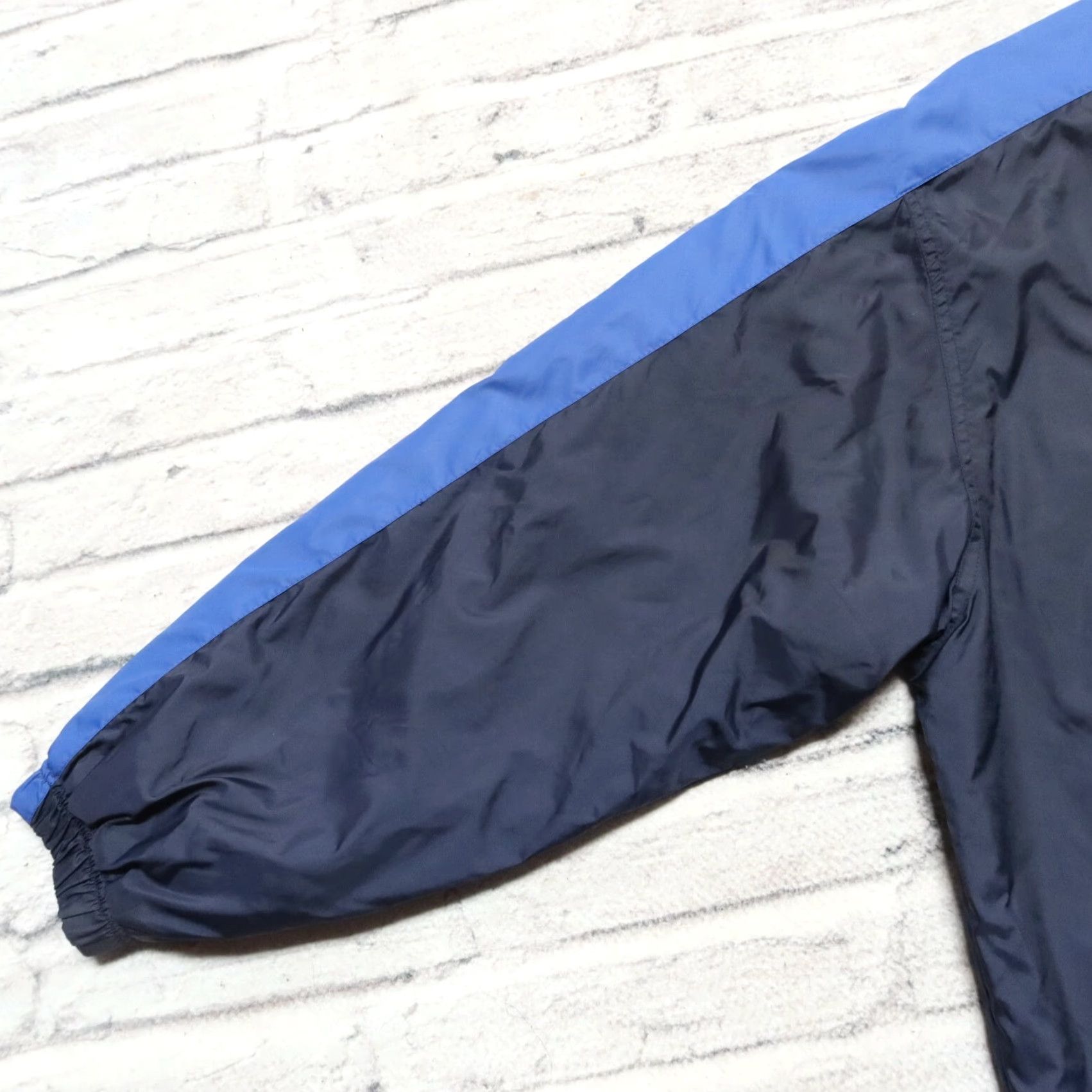 Polo Ralph Lauren VINTAGE Polo Sport Ralph Lauren Logo Jacket Mens Large Navy Nylon 90s Logo Jacket Size US L / EU 52-54 / 3 - 3 Thumbnail