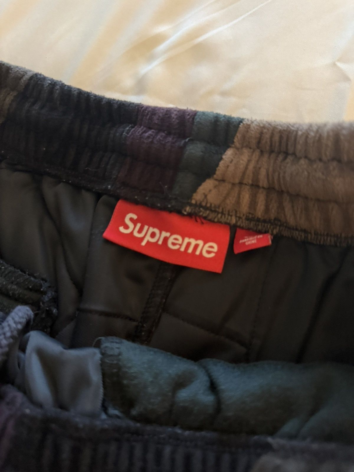 Supreme Supreme Patchwork Velour Shorts Size US 30 / EU 46 - 5 Thumbnail