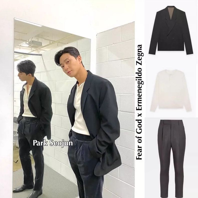 Fear of God Fear of God Black double-button blazer Size US S / EU 44-46 / 1 - 6 Thumbnail