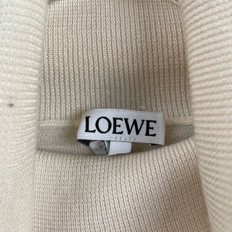 Loewe Loewe High collar embroidered cashmere sweater Size S / US 4 / IT 40 - 4 Thumbnail