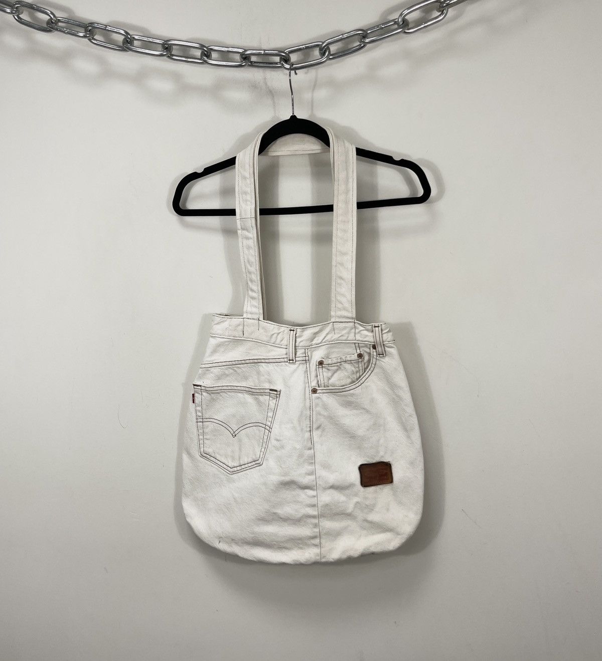 Levi's Vintage Levi’s Custom Handmade 1/1 USA Rare Hype Shopper Bag Size ONE SIZE - 1 Thumbnail