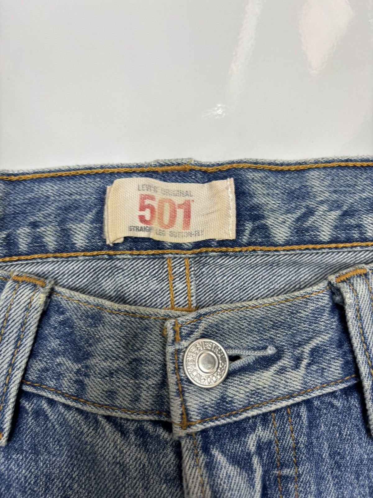 Levi's Levis 501 Straight Leg Button-fly Distressed Kurt Cobain Size US 30 / EU 46 - 9 Thumbnail