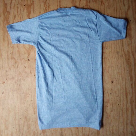 NCAA × Vintage Vintage 80s Navy Goats College T-Shirt Size S / US 4 / IT 40 - 5 Thumbnail