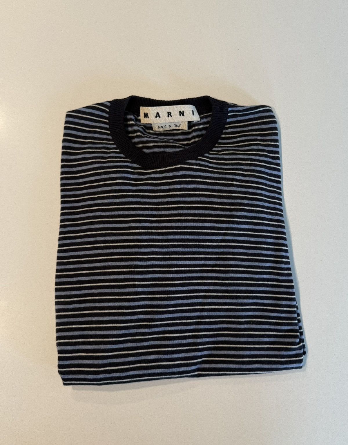 Marni Marni Striped Crew Neck Sweater Size US S / EU 44-46 / 1 - 2 Thumbnail