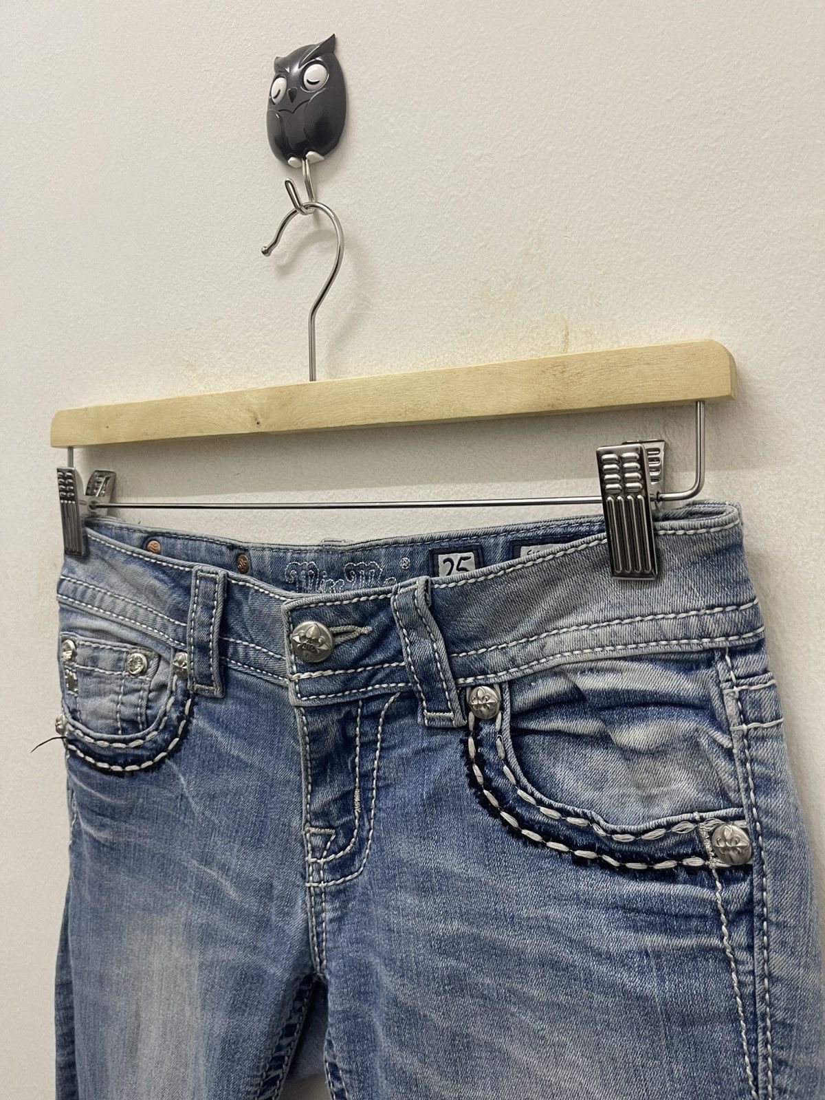Miss Me Rare Vintage MISS ME Cuffed Capri Size 26" / US 2 / IT 38 - 10 Thumbnail