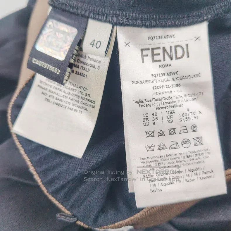 Fendi Fendi Stretch skirt Size 26" / US 2 / IT 38 - 3 Thumbnail