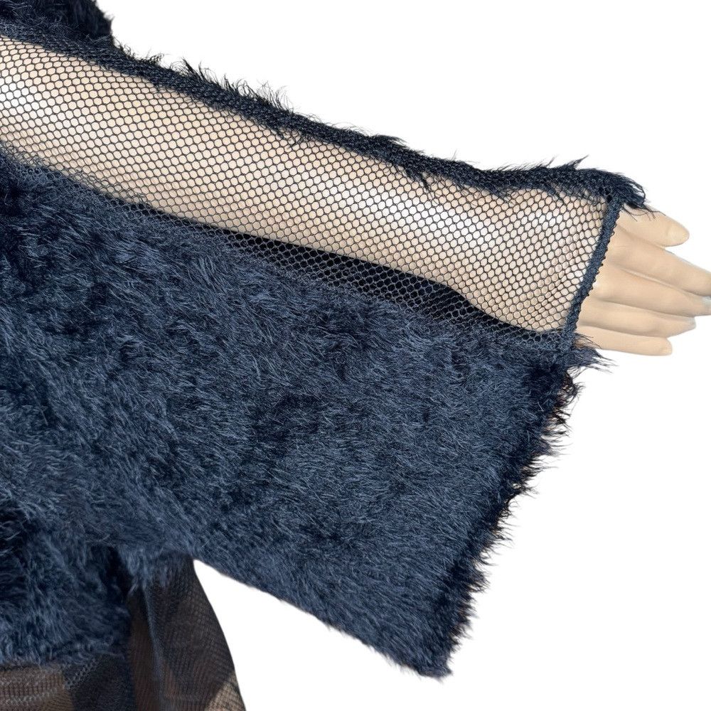 Other New TOV Los Angeles Black Fur Knit Mesh Details Sweater Siz Size S / US 4 / IT 40 - 4 Thumbnail