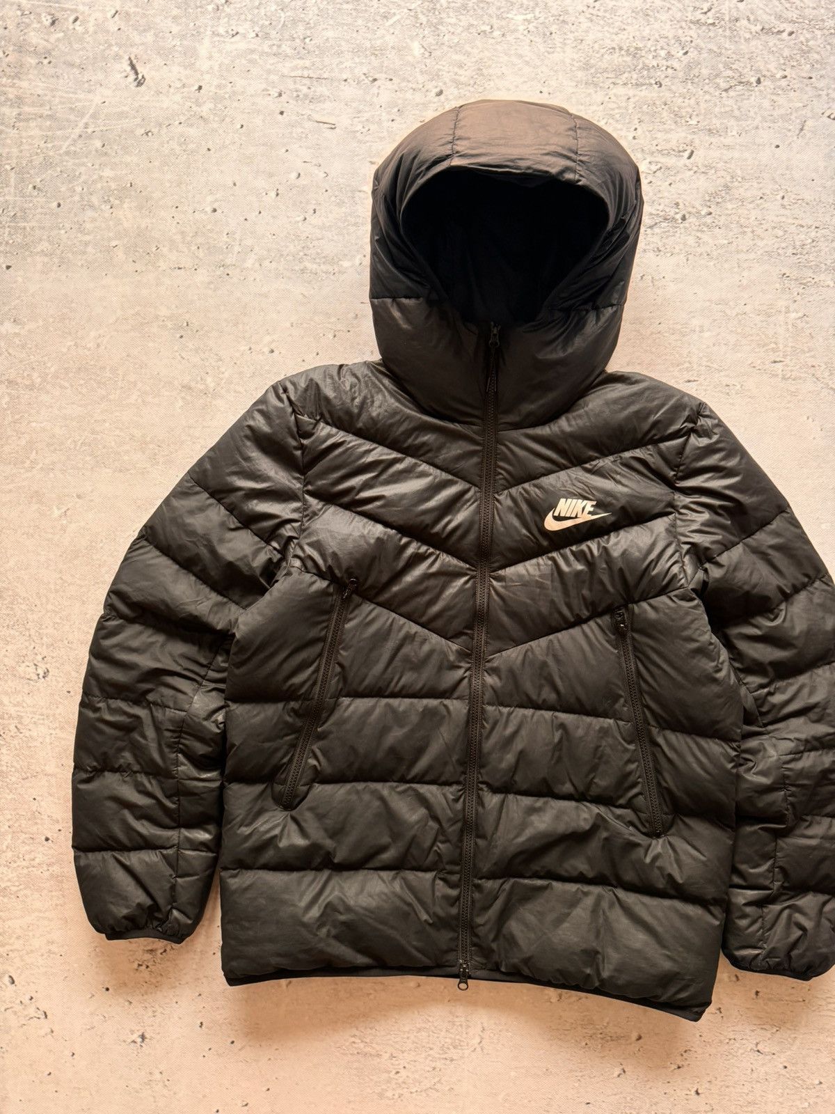 Nike × Nike ACG NIKE PUFFER DOWN BASIC LOGO OVERSIZE NYLON JACKET Size US L / EU 52-54 / 3 - 2 Thumbnail