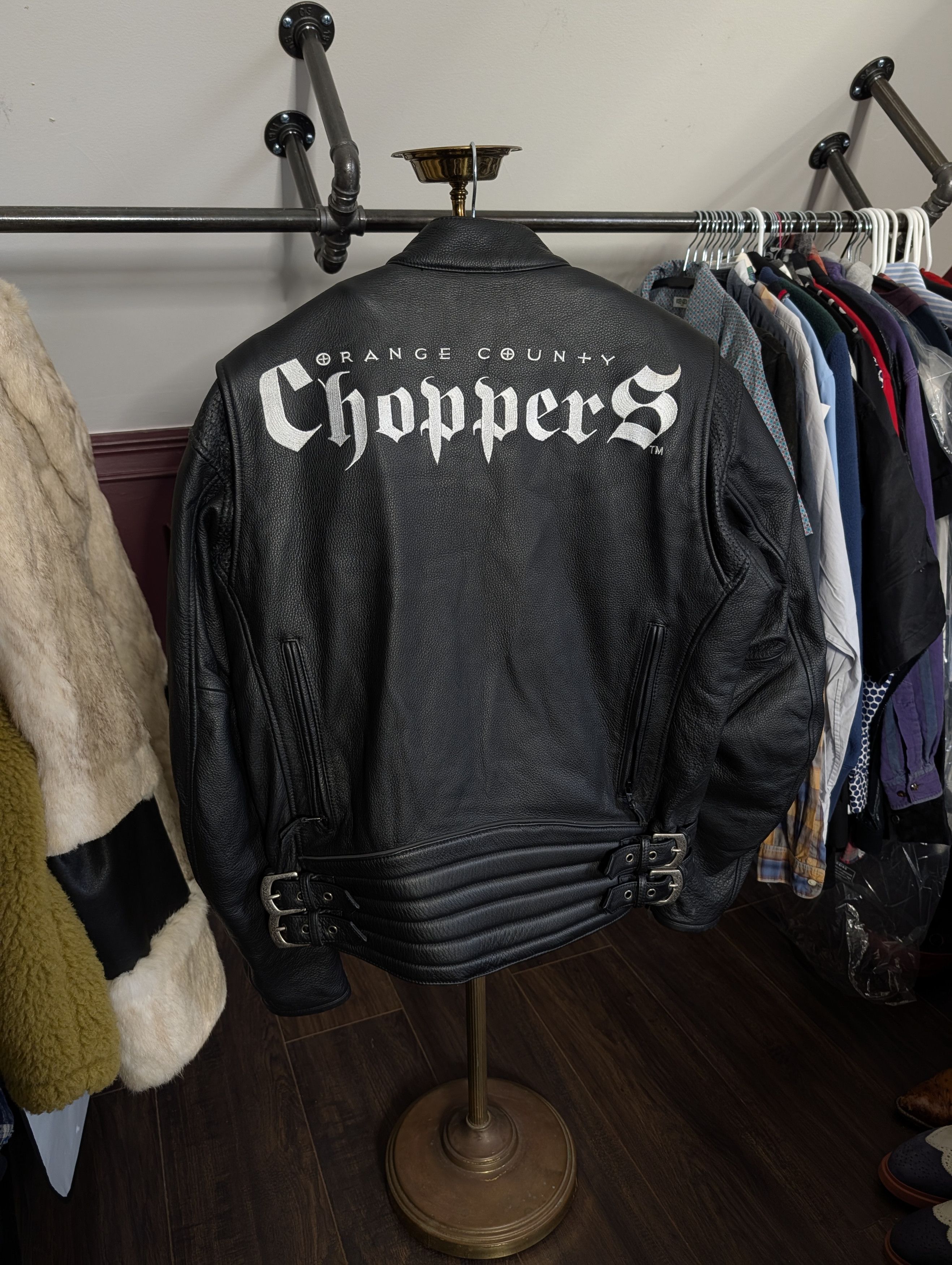 Powers Supply ORANGE COUNTY CHOPPERS Double Buckle Logo Jacket Size US S / EU 44-46 / 1 - 1 Thumbnail