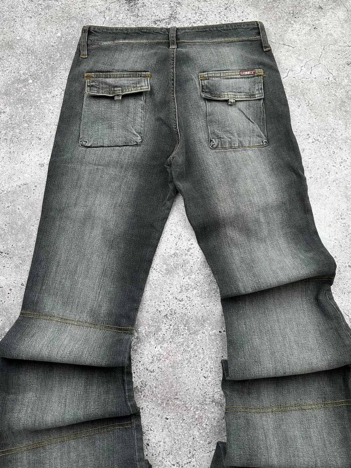 Vintage Vintage Flare Multi-Pocket Jeans C264(V110) Size 27" / US 4 / IT 40 - 6 Thumbnail