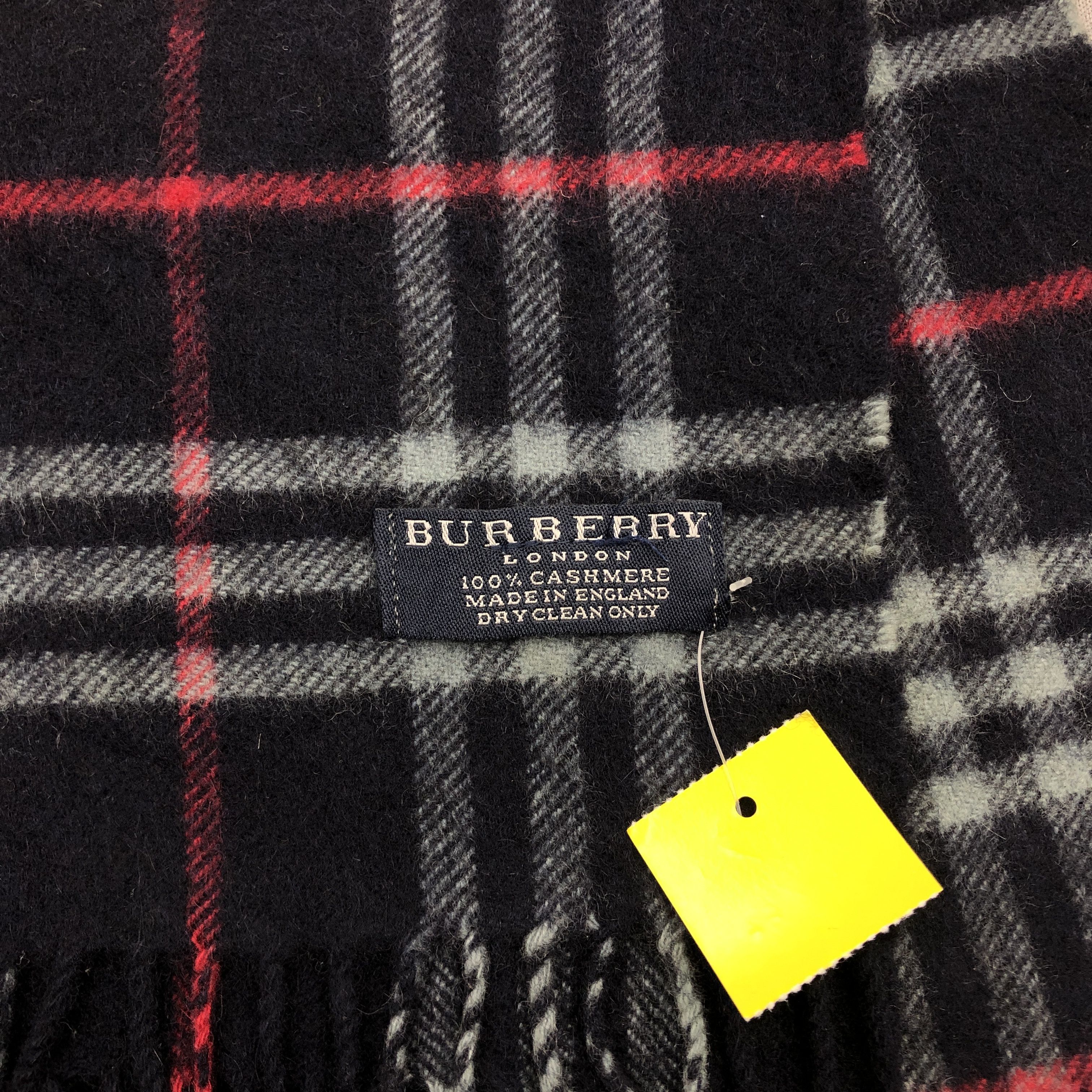 Burberry Vintage Burberry Scarf Muffler Wool Cashmere Scarves Size ONE SIZE - 3 Thumbnail