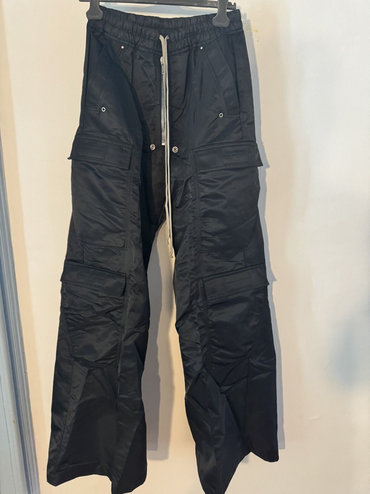 image of Rick Owens Drkshdw Jumbo Cargobelas Pants in Black, Men's (Size 36)