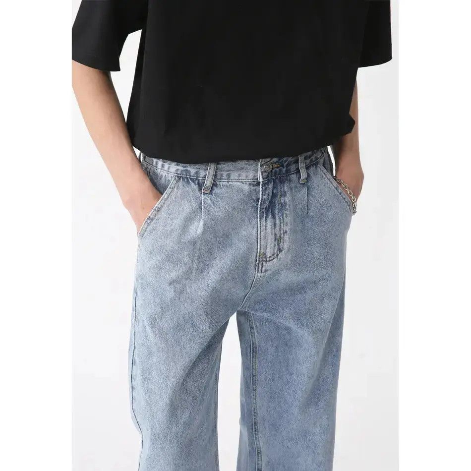 Japanese Brand Retro loose high street casual jeans Size US 32 / EU 48 - 3 Thumbnail