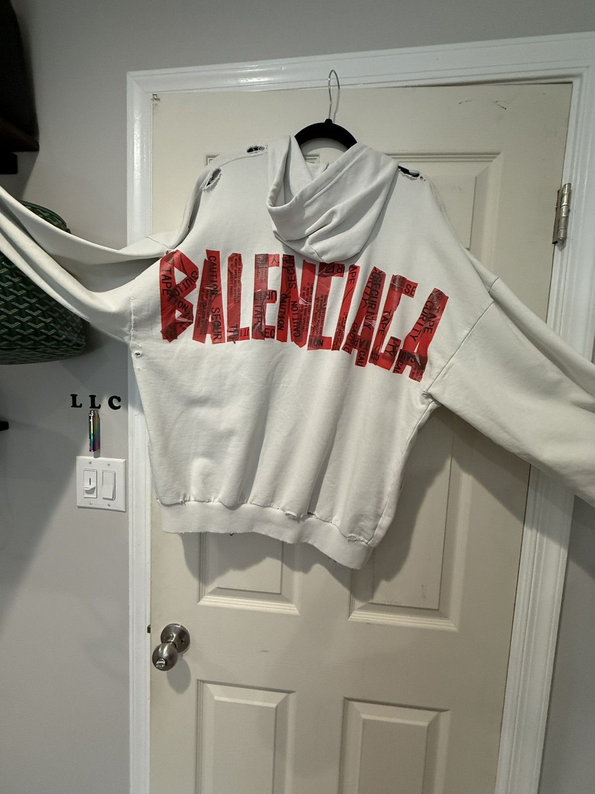 Balenciaga Balenciaga double zip tape hoodie Size US M / EU 48-50 / 2 - 1 Thumbnail