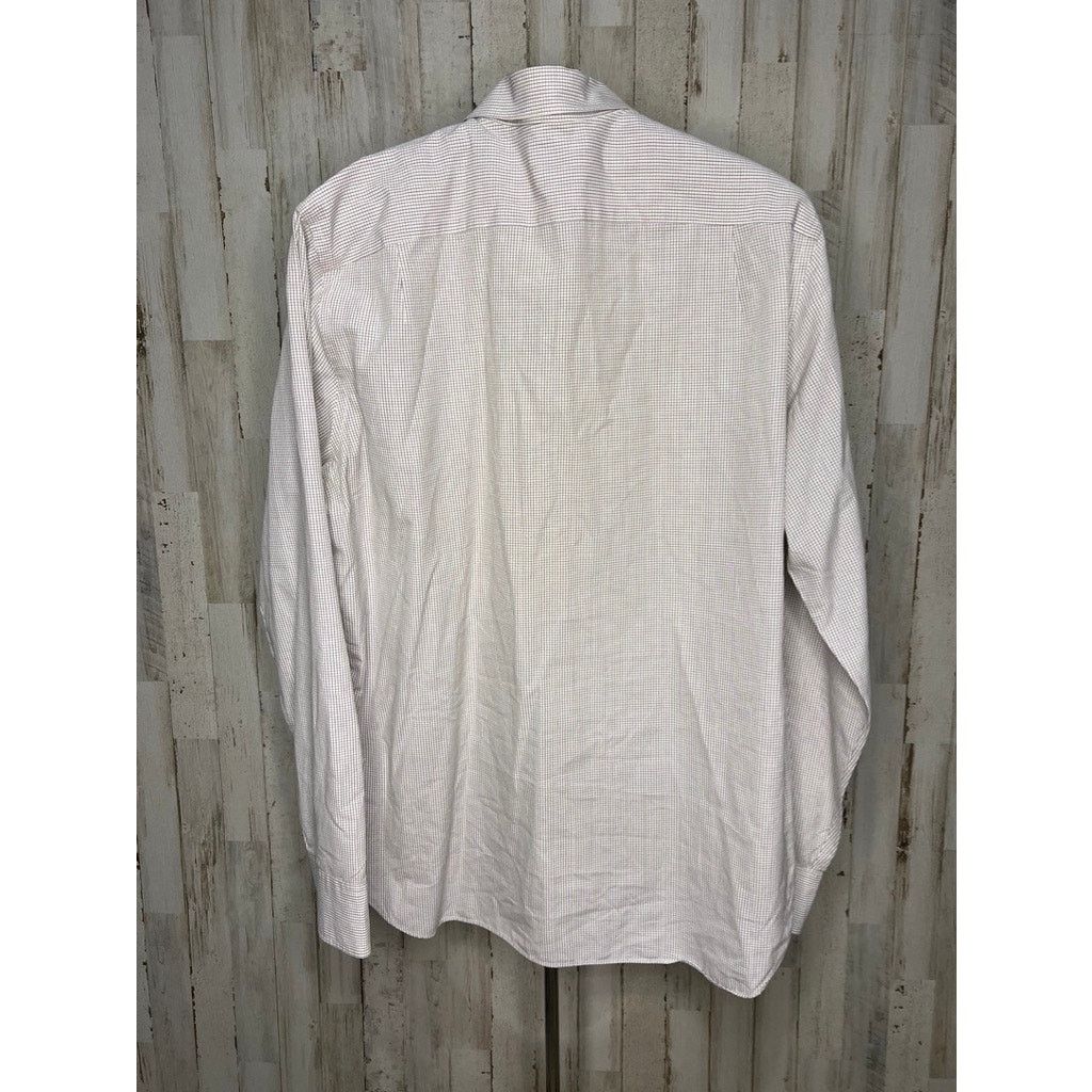 J.Crew J. Crew Men's Large Tailored Fit Check Long Sleeve Shirt Size US L / EU 52-54 / 3 - 3 Thumbnail