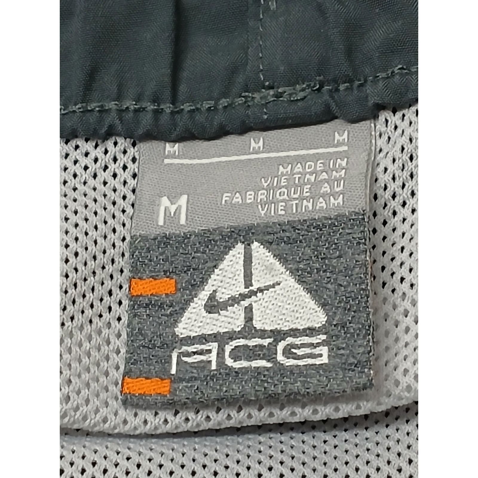 Nike Nike (M) ACG Gray Polyester Velcro Trunks Shorts Size US 28 / EU 44 - 7 Thumbnail