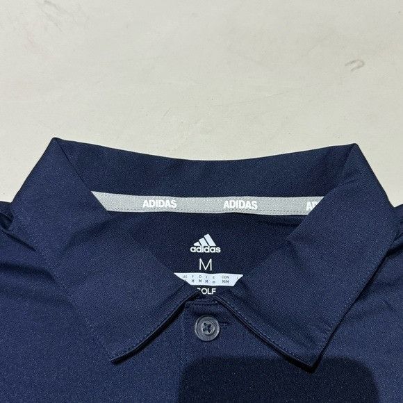Adidas NWT ADIDAS PERFORMANCE GOLF NAVY BLUE POLO SZ MEDIUM M Size US M / EU 48-50 / 2 - 6 Thumbnail