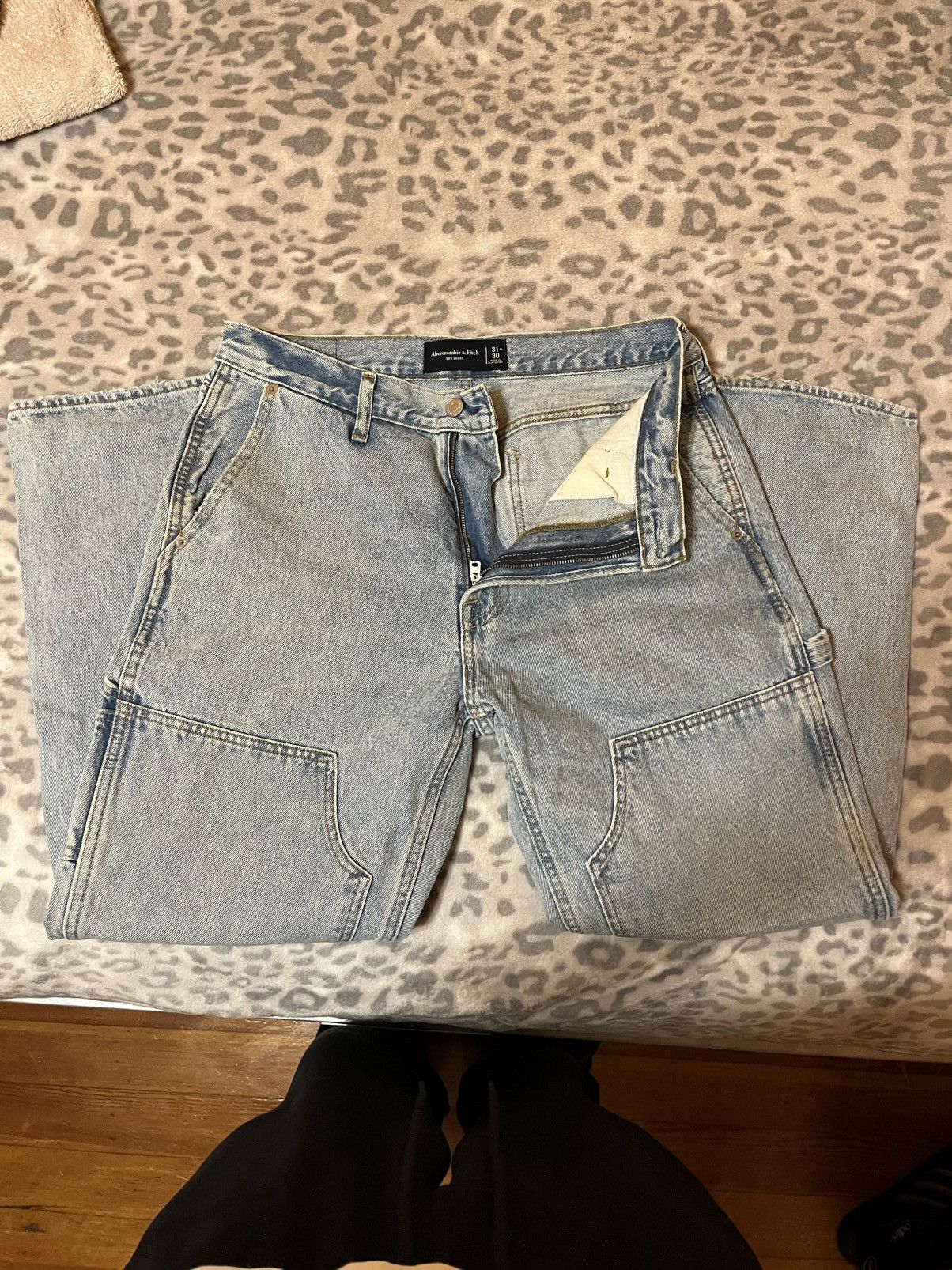 Abercrombie & Fitch Carpenter 90s Loose Jean Size US 31 - 5 Thumbnail