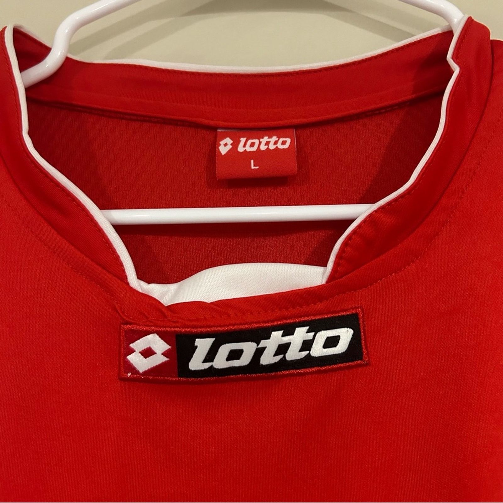 Lotto Sport 2013 Costa Rica Soccer Jersey Size US L / EU 52-54 / 3 - 5 Thumbnail