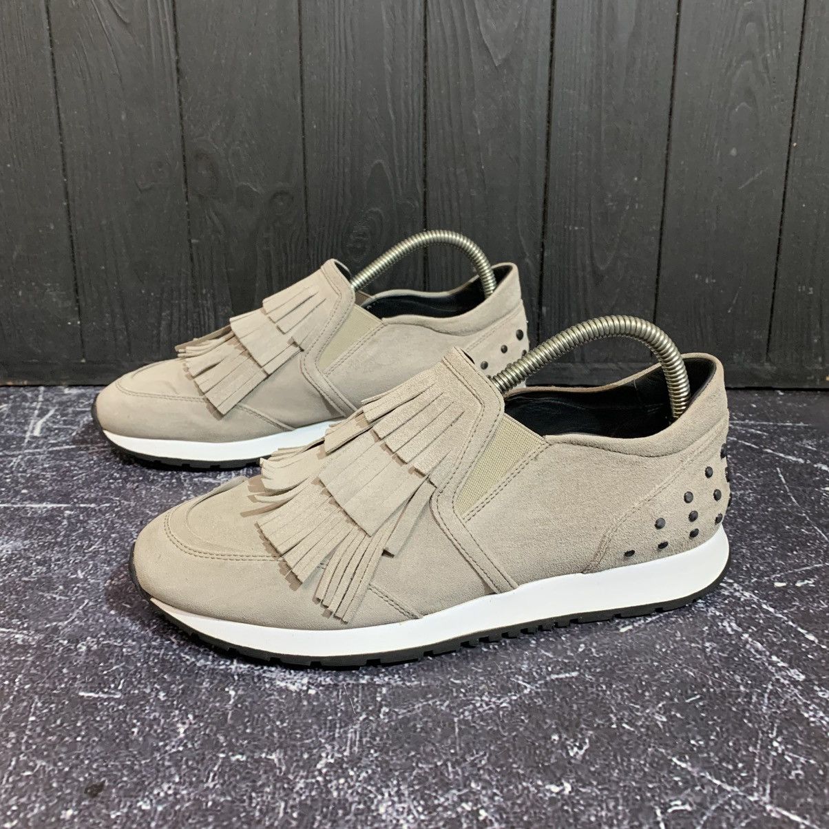 Tod's Tod’s Women’s Suede Sneakers Size 38 EU Size US 8 / IT 38 - 3 Thumbnail