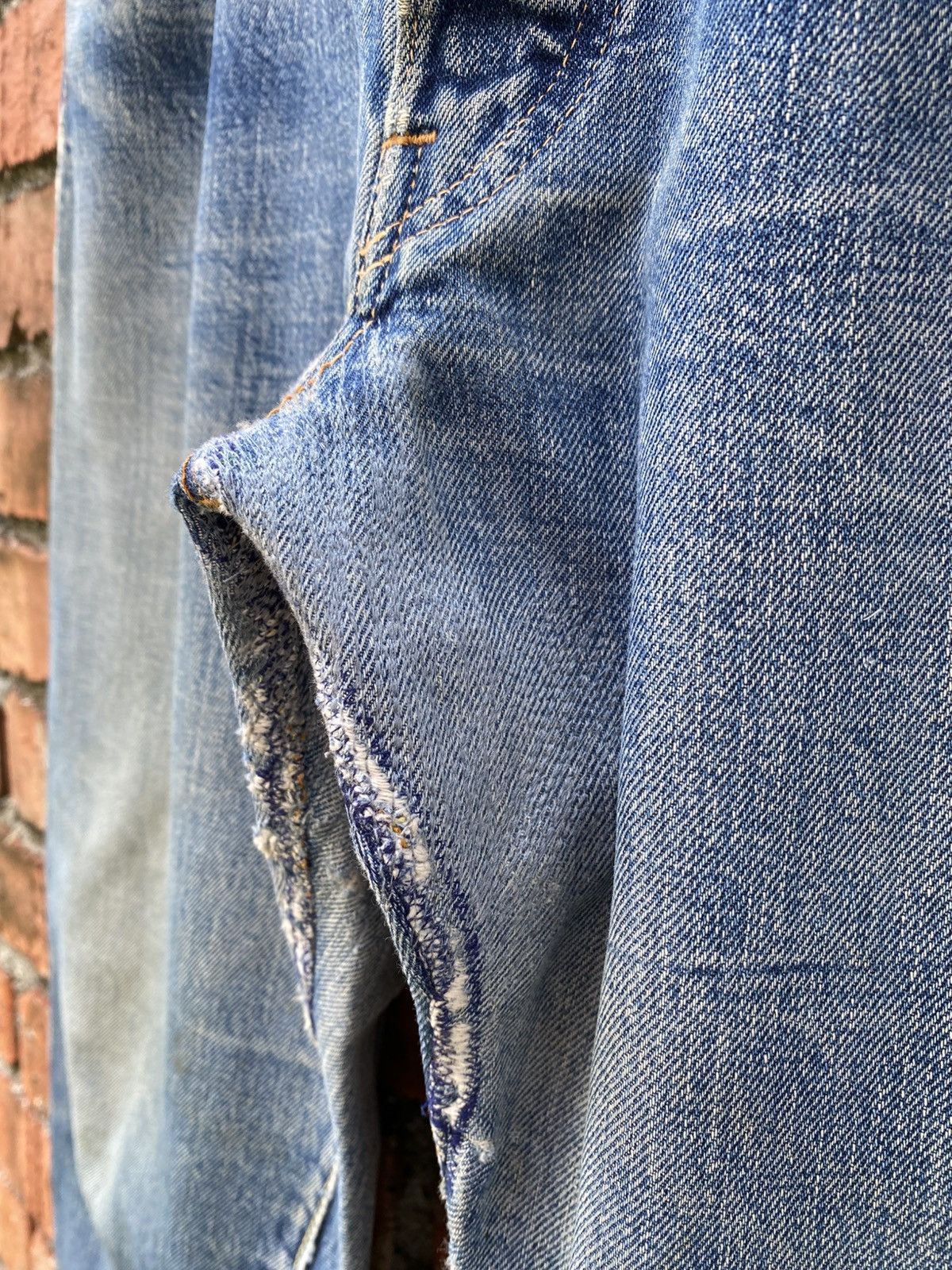 Levi's Vintage Clothing W36x28 true Vintage levi's redline big E repaired Size US 36 / EU 52 - 6 Thumbnail