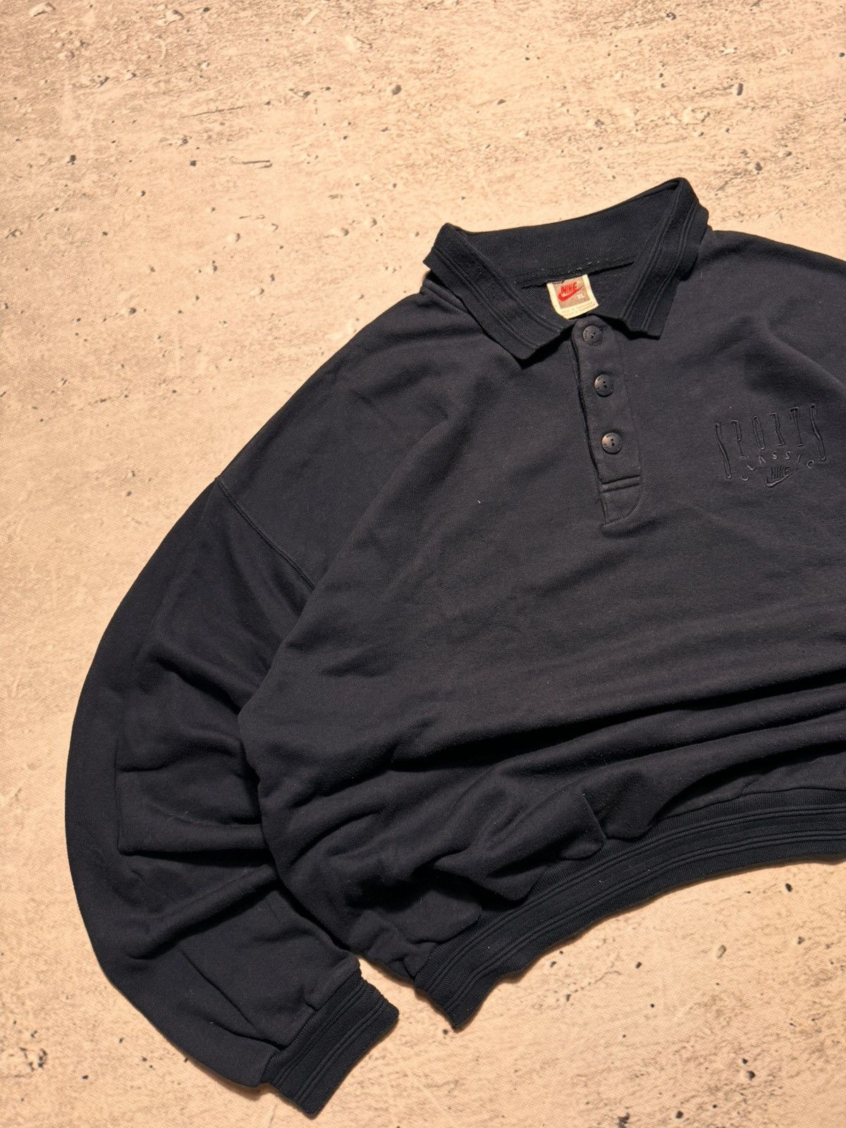 Nike × Vintage NIKE VINTAGE CENTER LOGO OVERSIZE BOXY HOODIE Size US XL / EU 56 / 4 - 2 Thumbnail