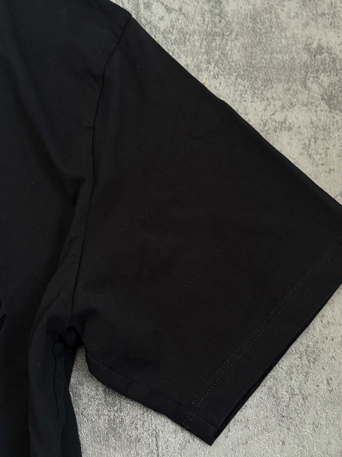 The Kooples The Kooples Flames Logo Print Total Black T-shirt Size US XL / EU 56 / 4 - 8 Thumbnail