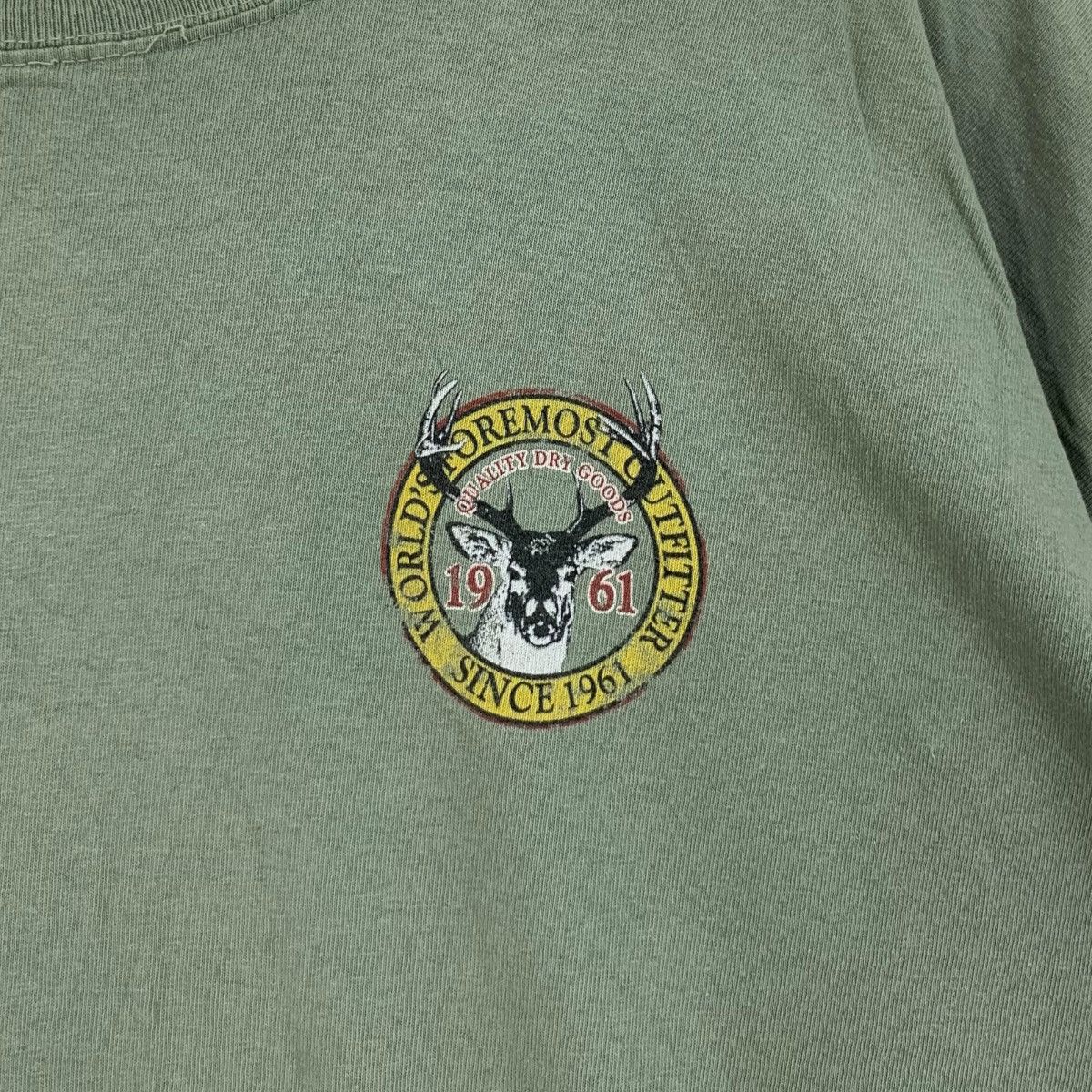 Anvil Vintage CABELA’S WORLD FOREMOST Outfitter Tee Shirt Size US XXL / EU 58 / 5 - 3 Thumbnail