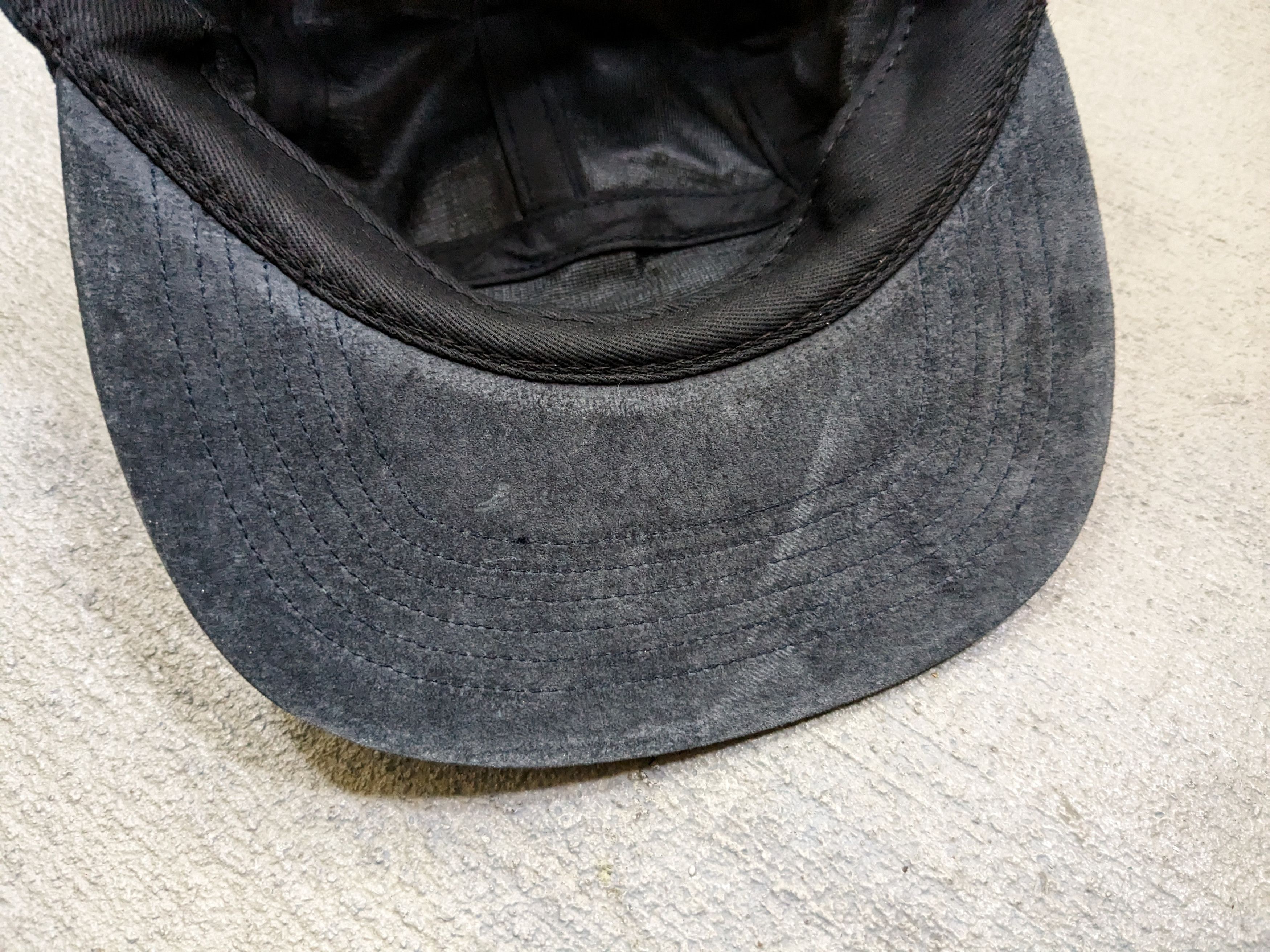 Supreme Supreme Suede 5 Panel Camp Cap Navy Blue SS17 Size ONE SIZE - 11 Thumbnail