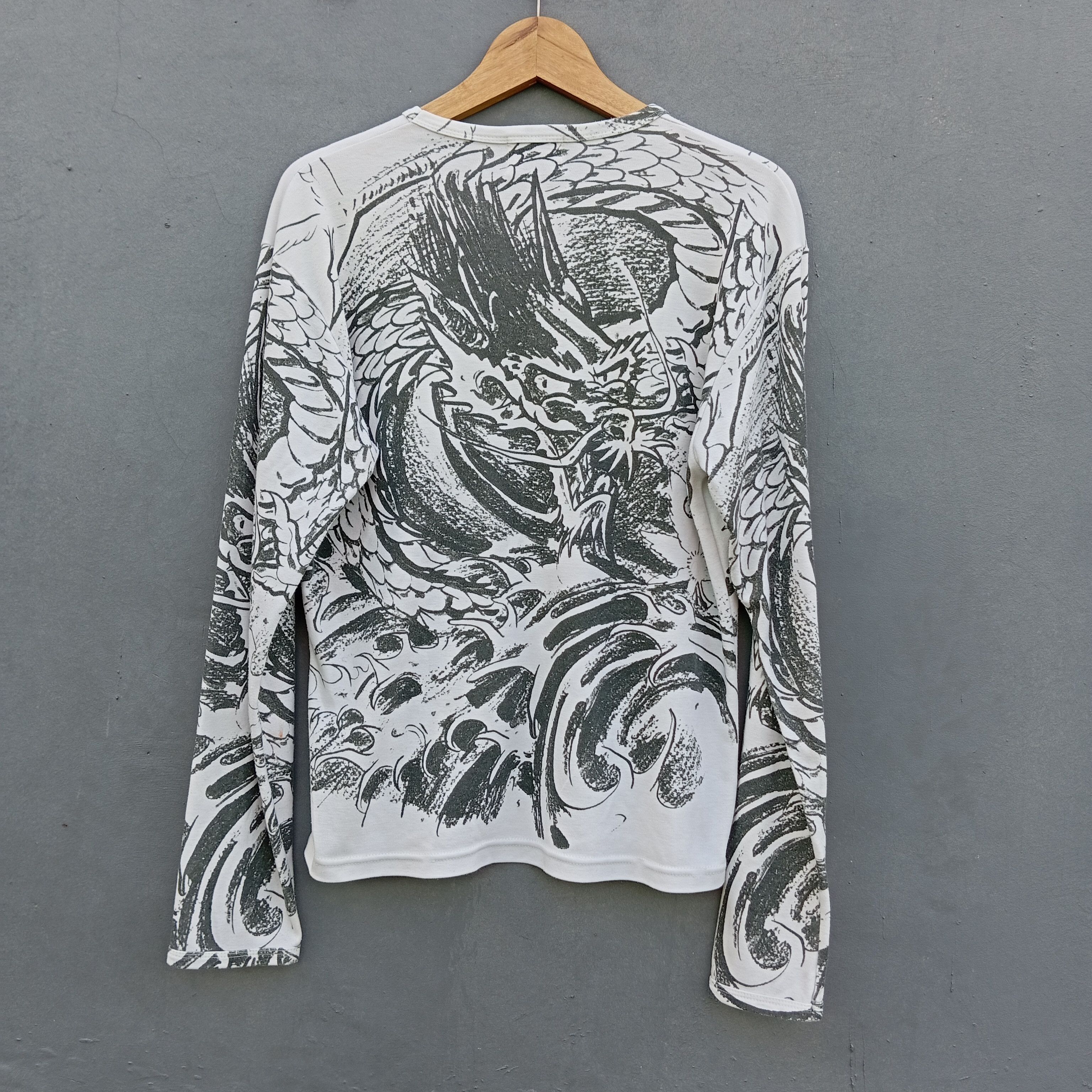 Japanese Brand vintage WORK by eak sak tattoo t shirt Size US M / EU 48-50 / 2 - 2 Thumbnail