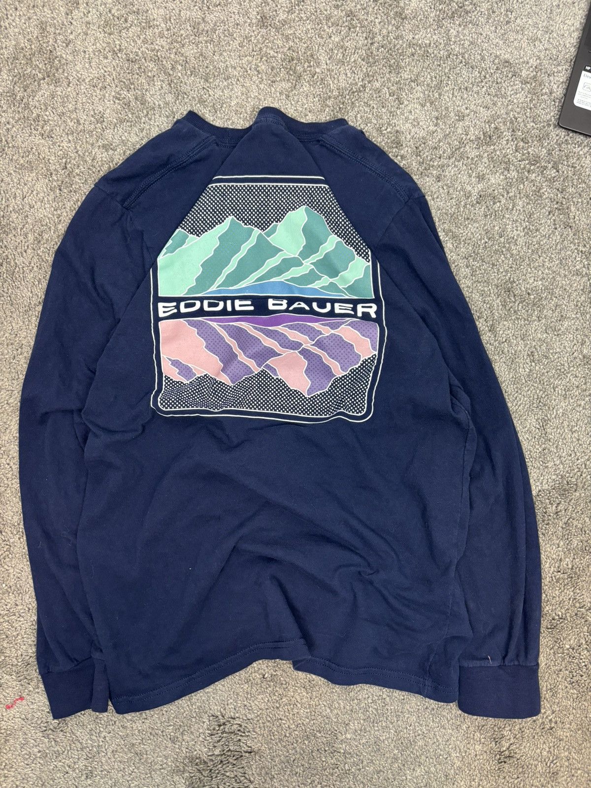 Eddie Bauer × Vintage Cool Eddie bauer long sleeve tee Size US M / EU 48-50 / 2 - 1 Thumbnail