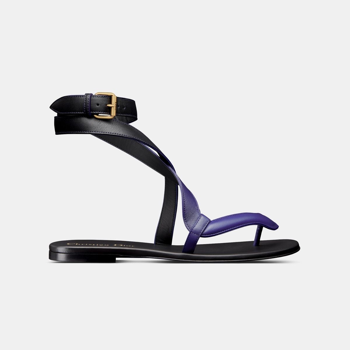 Dior o1bcso1str0225 Poison-D Thong Sandal in Cobalt Blue Size US 6 / IT 36 - 1 Thumbnail