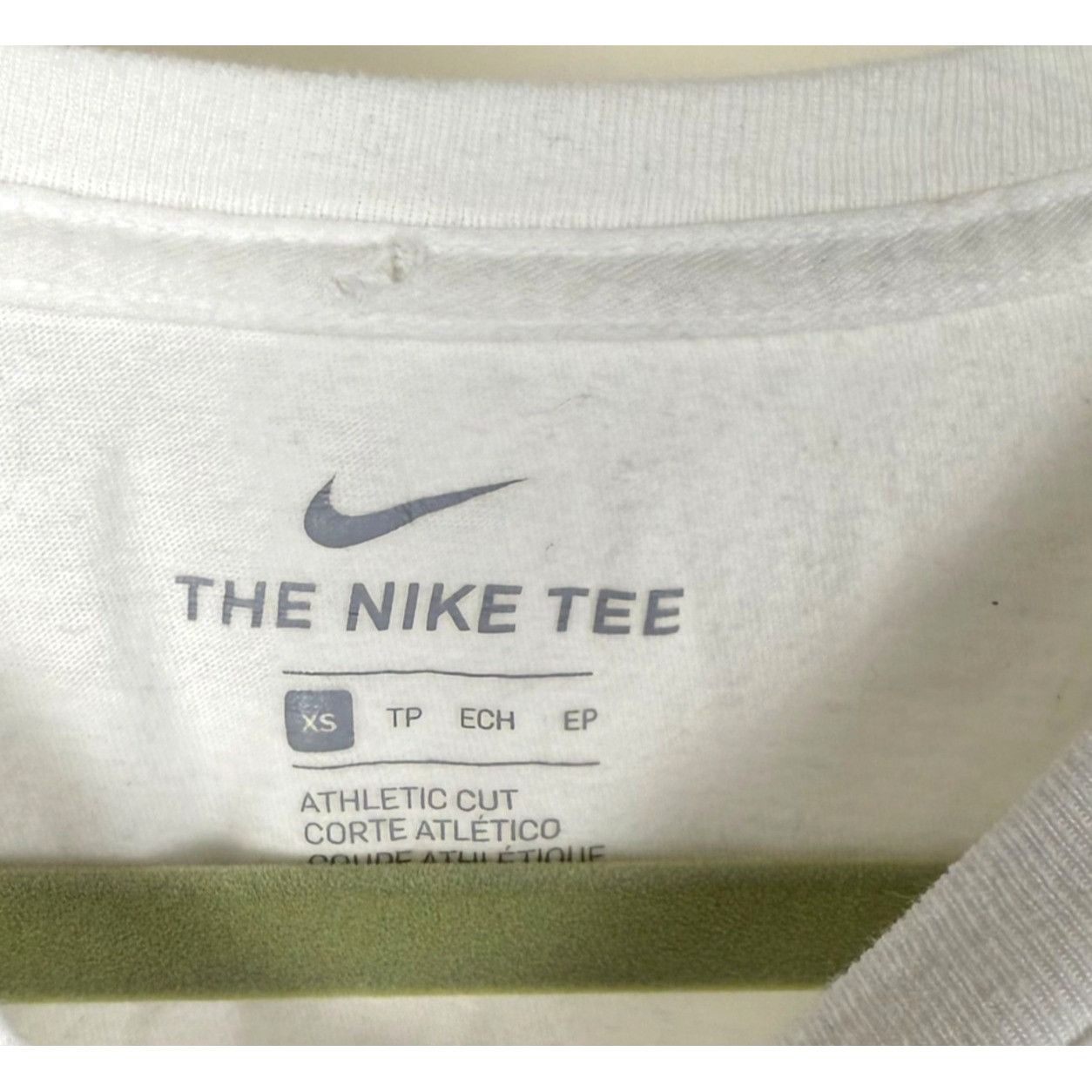 Nike Men's Nike Spell Out Graphic Logo Long-Sleeve T-Shirt White Size US XS / EU 42 / 0 - 2 Thumbnail