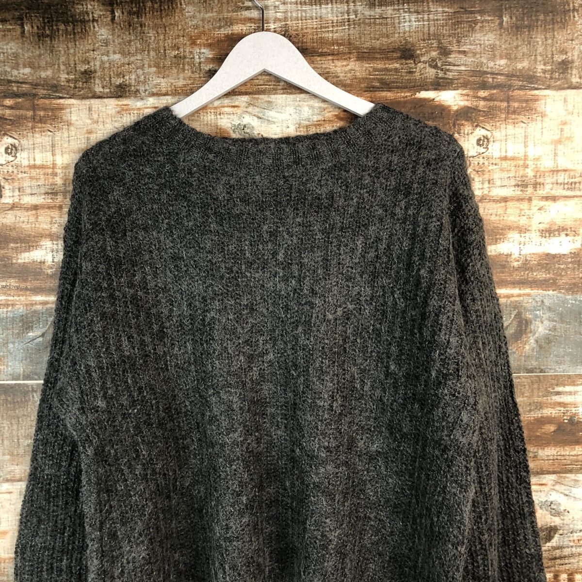 Homespun Knitwear × Uniqlo Uniqlo mohair vintage winter Grey Knitwear #A2367 Size US S / EU 44-46 / 1 - 5 Thumbnail